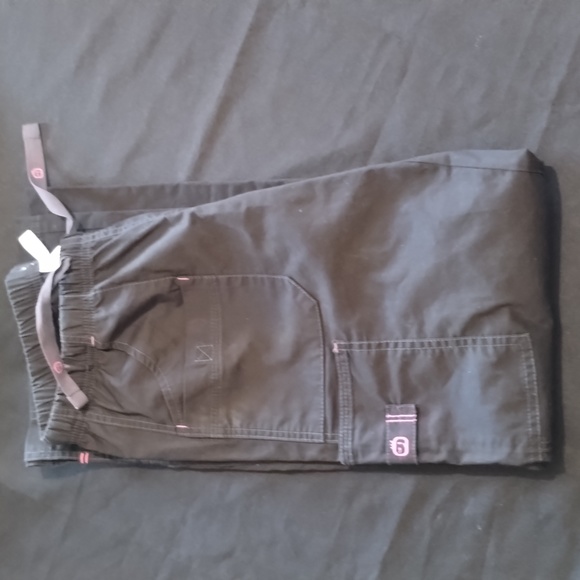 Scrubs Pants by Spread Good Cheer! Size XSP 52% cotton 45% poly Color: Black - Picture 5 of 15